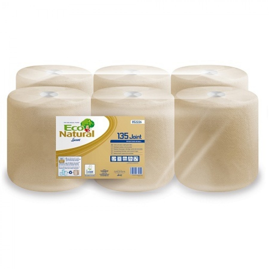 ASCIUGAMANO ESTRAZIONE INTERNA ECO NATURAL LUCART 135 JOINT X ROT 6