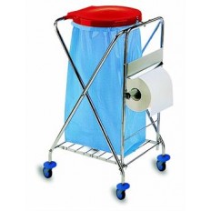 CARRELLO A X CROMATO ATTACCO TONDO