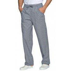 PANTALONE CUOCO PIED DE POUL BIANCO NERO